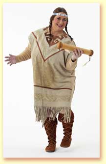 Thumbnail picture of Singing Bird dancing with a rain stick.
