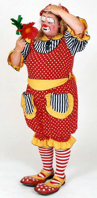 Photo of Maggie the Clown In Summer character.